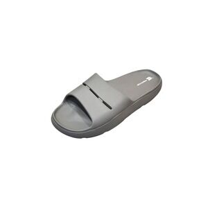 All in Motion Mens Archie Recovery Slide Sandals Gray Contoured Footbed Slip On